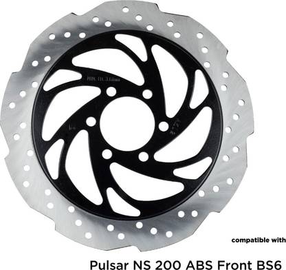 GEO Brake Disc Plate Compatible for Bajaj Pulsar NS 200 Front ABS Front BS6 Brake Disc