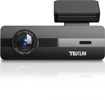 TEXUM Dashcam Built-in GPS Logger with 128 GB Dashboard Reverse Assist Camera System