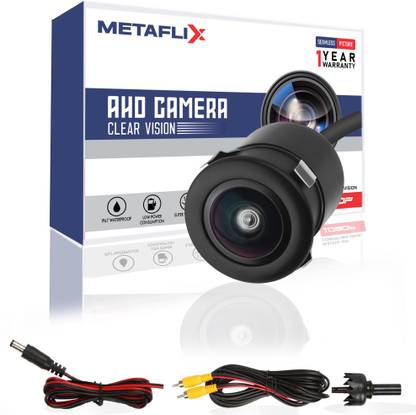 Metaflix Car AHD 1080P with 170 Degree Wide Angle, IP67 Waterproof Switchable Reverse Assist Camera System