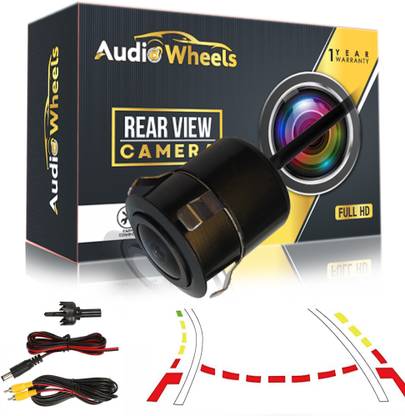 Audio Wheels AHD Moving Backup Camera–Universal Waterproof Rear View for Android Monitors. Reverse Assist Camera System