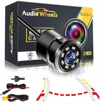 Audio Wheels Dynamic Path Guide Line With 150°Perfect View Angle Design Waterproof Universal Reverse Assist Camera System
