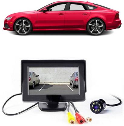 Enfield Works Parking Assistance Monitor With 8 Led Night Vision Car Reverse Camera Combo-S718 Reverse Assist Camera System