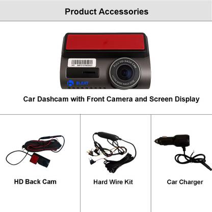 BLEAT 2K 4G DASHCAM |WIFI|LIVE VIEW| 2WAY TALK| Black LED