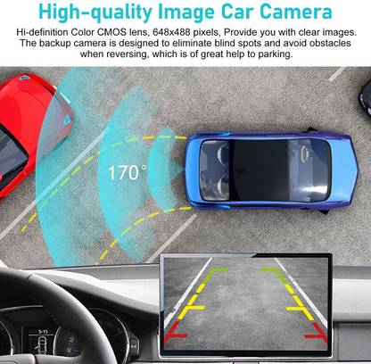 LOVMOTO Car HD Rear View 8 Led Camera Night Vision Reversing Back For K-10 Al-to Car HD Rear View 8 Led Camera Night Vision Reversing Back For K-10 Al-to Parking Sensor