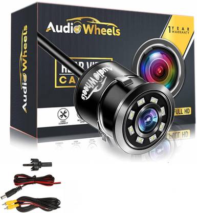 Audio Wheels Rear View Night Vision Reversing LED Waterproof Car Bumper Camera Reverse Assist Camera System