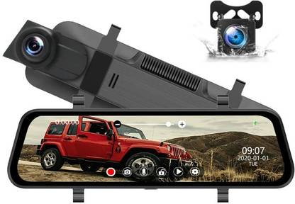V88R 10'' inch Car Back Camera HD 1080p Rear View Mirror Dash Cam Reverse Assist Camera System
