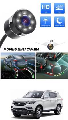 Kbshops Full HD Night Vision Moving Lines Rear View Camera For XUV 700 Reverse Assist Camera System