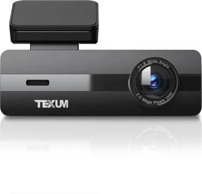 TEXUM Dashcam Built-in GPS Logger with 128 GB Dashboard Reverse Assist Camera System