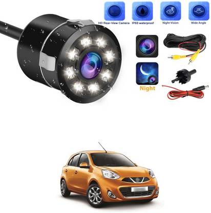 LOVMOTO Car HD Rear View 8 Led Camera Night Vision Reversing Back For Mi-cra Car HD Rear View 8 Led Camera Night Vision Reversing Back For Mi-cra Parking Sensor