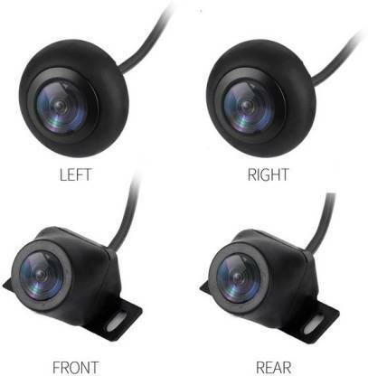 Aksmy 360 Degree Car Camera with Advanced Around View Monitoring Bird View System Reverse Assist Camera System