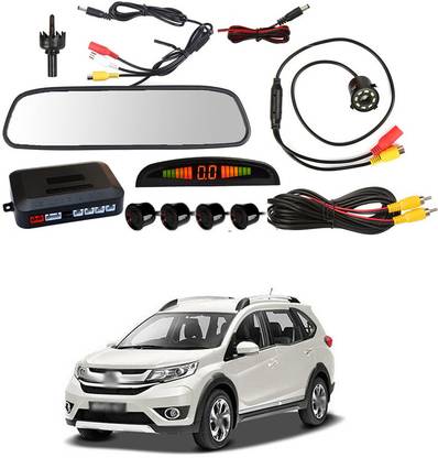 LOVMOTO LCD 4.3 Screen 4pc Car Parking Sensor Monitor Kit With Reverse Camera Sg5 Reverse Assist Camera System