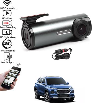 MATIES mini Car DVR wifi Connected/Loop Recording/App Control Dash Camera Recorder 104 Reverse Assist Camera System