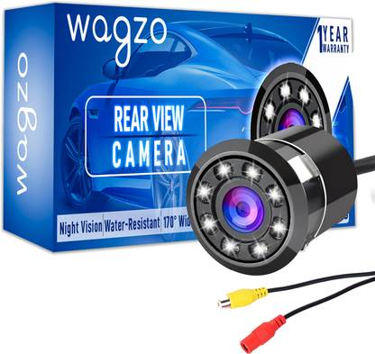 Wagzo WTI-10, Night Vision, 8 LED Waterproof 170 Degree Wide Angle Reverse Assist Camera System