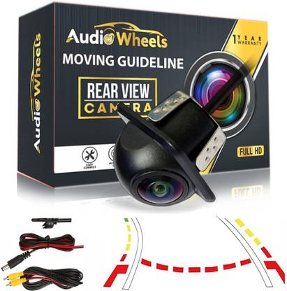 Audio Wheels Dome Fisheye Lens AHD Night Vision,Waterproof 170° Wide Angle Car Reverse Camera Reverse Assist Camera System