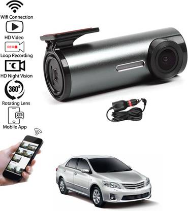 MATIES mini Car DVR wifi Connected/Loop Recording/App Control Dash Camera Recorder 8 Dashboard Camera System