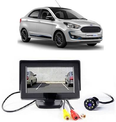 Enfield Works Parking Assistance Monitor With 8 Led Night Vision Car Reverse Camera Combo-D43 Reverse Assist Camera System