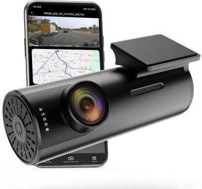 Boult Cruisecam X1 GPS 1080p, 170 FOV, WIFI, G-Sensor, Collision Detection In-car Camera System