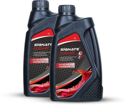 Signate Radiator Coolant (2L) - Anti-Freeze, Anti-Rust, Long-Life for Cars & Bikes Vehicle Coolant Tank