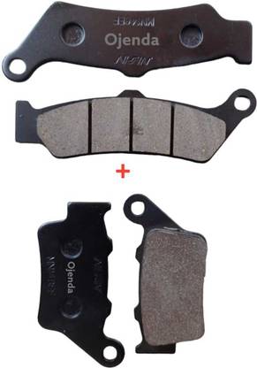 ojenda Front & Rear Combo Brake Discpad Compatible for Ather Electric Scooters Vehicle Disc Pad