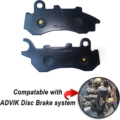 Dhrithi EV Solutions Revolt RV 400 front brake pads compatable for advik braking system Vehicle Disc Pad