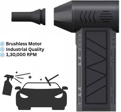 BAWALY Turbo Fan Turbine Jet Blower 130,000Rpm W/High-Speed Brushless Motor Vehicle Dryer