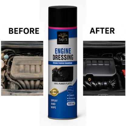 SAPI'S Engine Dressing Silicone Emulsion Spray 500 ml Engine Cleaner