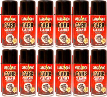KANGAROO Choke Carburettor Throttle Body Cleaner Spray 150 ML Each (Pack of 12) Engine Cleaner