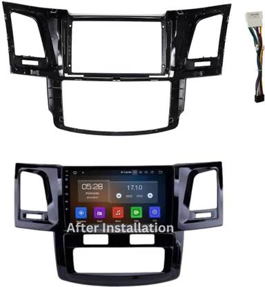 ModishOmbre 9Inch Car Android System for Toyota Fortuner 2GB/32GB,HD Camera & Frame & Socket Media Player Frame