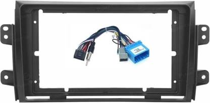 Aksmy Car Android Custom Dashboard Mount Music System Stereo Frame 9 inch Black for SX4 Media Player Frame