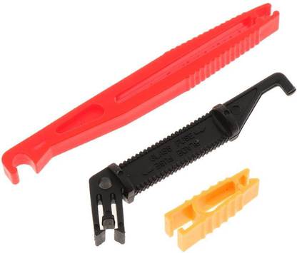 Calandis 3PCS Blade Glass Fuse Puller Insertion Tool Standard Car Fuses Box Vehicle Fuse Puller