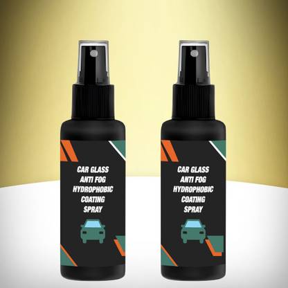 SHREEKRIshn Dual-Action 100 mL Anti-Fog Spray — Clear View, Safer Liquid Vehicle Glass Cleaner