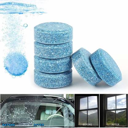 KOTHIA Glass Cleaner Wiper Detergent Effervescent Tablet Concentrate Vehicle Glass Cleaner