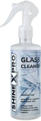 ShineXPro Car Glass Cleaner That Repels Dust - Streak Free Car Windshield Cleaner Liquid Vehicle Glass Cleaner