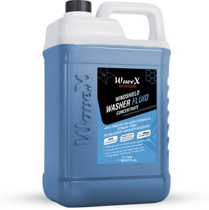 Wavex Windshield Washer Fluid Concentrate 5 LTR Liquid Vehicle Glass Cleaner