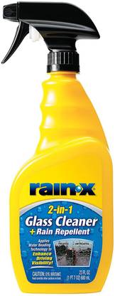 Rain-x 2 in 1 Water Repellent & Glass Cleaner (680ml) Liquid Vehicle Glass Cleaner