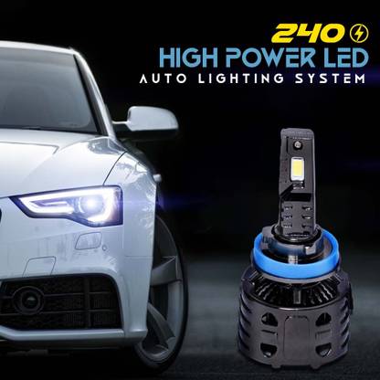 Enew Car 240W LED Headlight Bulbs (Set of 2)- Foggy Nights, Waterproof IP68 Vehical HID Kit