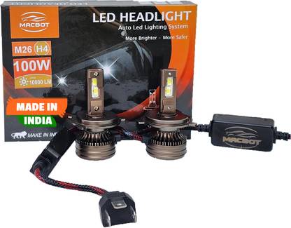 MACBOT M26-H4 High Lumen Car LED HeadLight Bulb Suitable for Highway Driving Vehical HID Kit