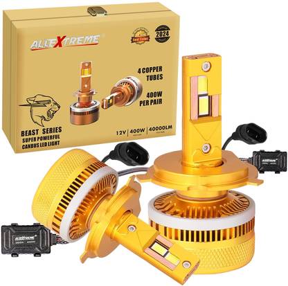 ALLEXTREME H4/H19 400W LED Headlamp Foglights Conversion Kit for Car IP68 One Year Warranty Vehical HID Kit
