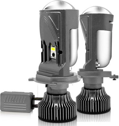 FABTEC H4 LED 80W/18000LM Mini Projector White 6000K Headlight Bulbs for Car Vehical HID Kit