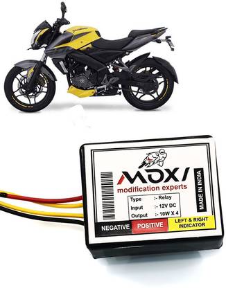 AUTO PEARL Front, Rear Flasher Indicator Light for Bajaj Pulsar 200NS