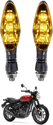 RKPSP Front, Rear LED Indicator Light for Royal Enfield Universal For Bike