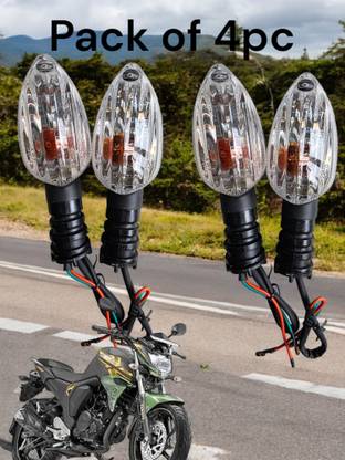 BIKEBLOOM Side, Rear, Front HID Indicator Light for Yamaha FZ, FZ S, FZ S V2, R15 M, R15