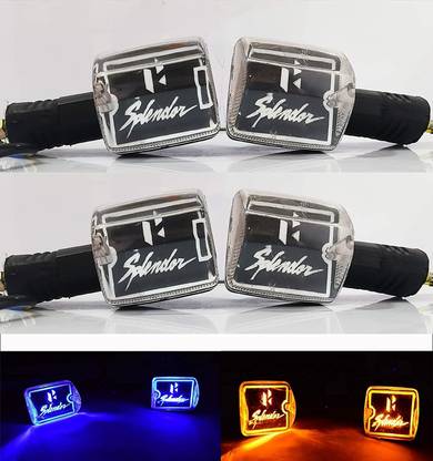 SGENERPRISES Front, Rear, Side LED Indicator Light for Hero Splendor, Splendor Plus, Splendor Pro