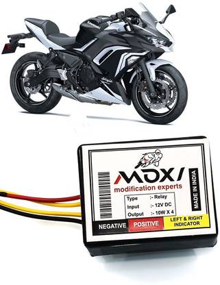 AUTO PEARL Front, Rear Flasher Indicator Light for Kawasaki Ninja