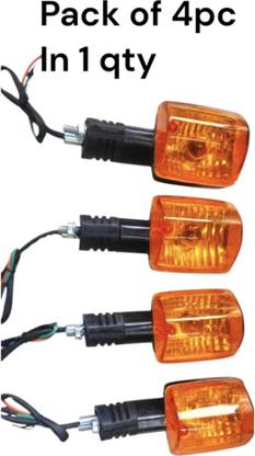 BIKEBLOOM Side, Rear, Front Incandescent Indicator Light for Hero Splendor Plus, Splendor Pro, Splendor