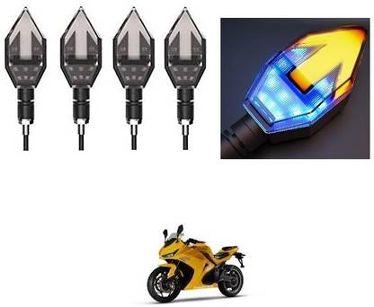 QUIRKY ZONE Front, Rear LED Indicator Light for Bajaj, Hero, Honda, TVS, Suzuki, Universal For Bike Universal For Bike