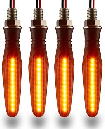 Autofledge Front, Rear, Side LED Indicator Light for Bajaj, Bullet, Datsun, Hero, Honda, KTM, Kawasaki, Royal Enfield, TVS, Universal For Bike, Yamaha 3 Series, 4 Series, 5 Series, 6 Series, 7 Series