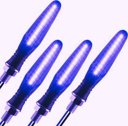 Everythiing Front, Side LED Indicator Light for Yamaha, KTM, Bajaj, Suzuki, Hero, Honda R15, Pulsar 200NS, Pulsar 135 LS DTS-i, Pulsar 150, Apache 220, Discover 125 M, HF Deluxe, Platina 100, Splendor, Pulsar 220 DTS-i, Duke 200, Universal For Bike