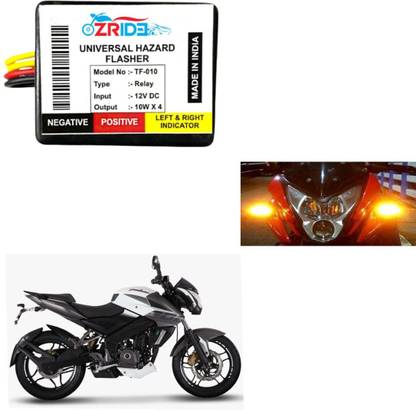 ZRIDE Front, Rear Flasher Indicator Light for Bajaj Pulsar 200NS