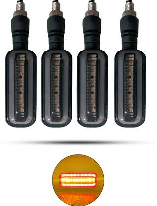 Autofledge Front, Rear, Side LED Indicator Light for Bajaj, Bullet, Datsun, Hero, Honda, KTM, Kawasaki, Royal Enfield, TVS, Universal For Bike, Yamaha 3 Series, 4 Series, 5 Series, 6 Series, 7 Series